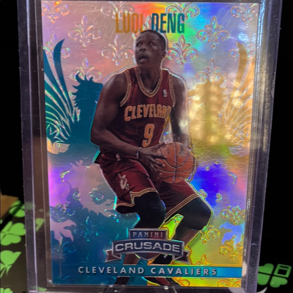 Luol Deng /249 Panini Red and Blue Cell Phone Case with Vibrant Design